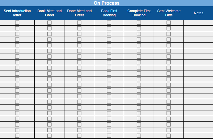 Client Lead Spreadsheet Tracker